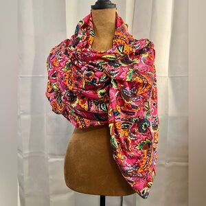 Colorful Paisley Scarf